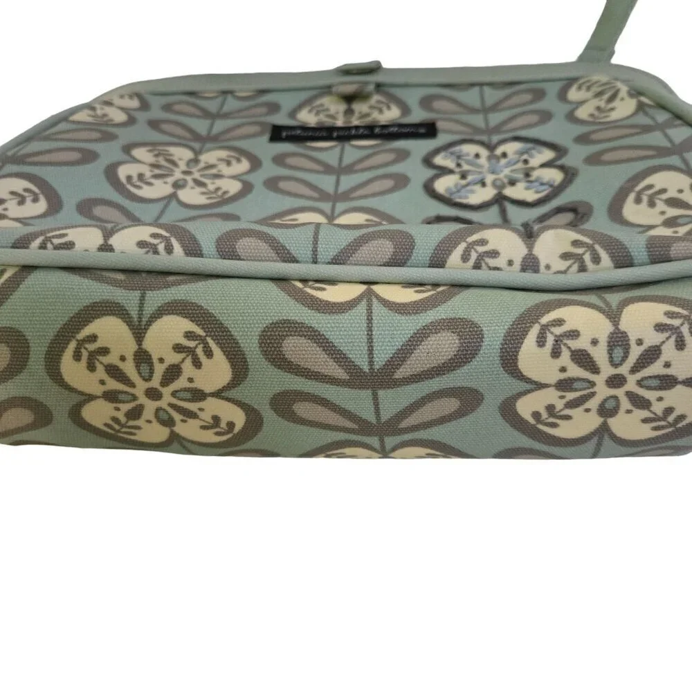 Petunia Pickle Bottom Diaper Bag Tote Mint Green Floral